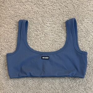 Joah Brown | Blue Scoop Bralette | Size M/L
